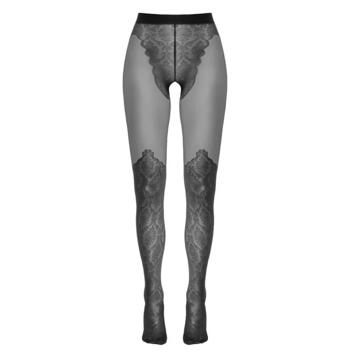 Rajstopy bez kroku COTTELLI LINGERIE, koronkowe, 90% polyamid, 25 den/50 den