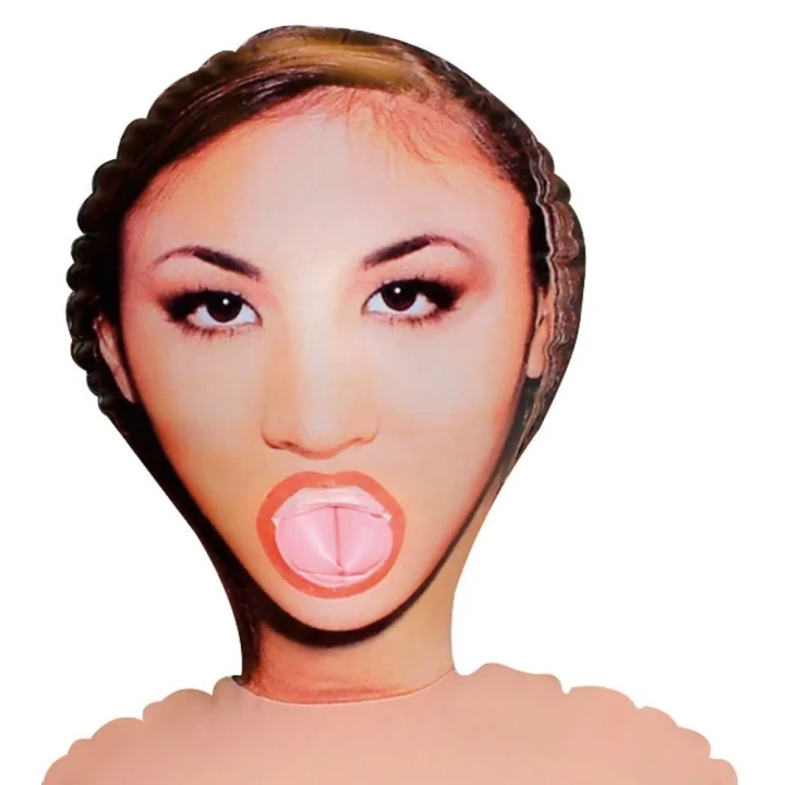 Lalka erotyczna PVC Dianna z 3 otworami, rozciągliwa, 120 cm długości