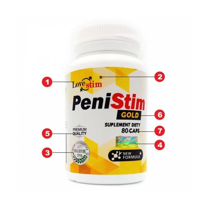 Suplement diety PENISTIM GOLD - wsparcie potencji i zwiększenie rozmiaru erekcji