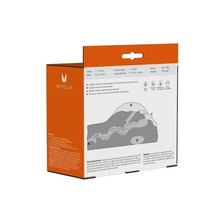 Masturbator Me You Us Miss Emma - Premium, Wodoodporny, Realistyczny 19 cm