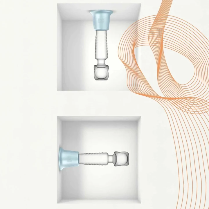 Uchwyt do masażera Holden Polar Blue – uniwersalny silikon, przyssawka IPX7, 2–4,5 cm