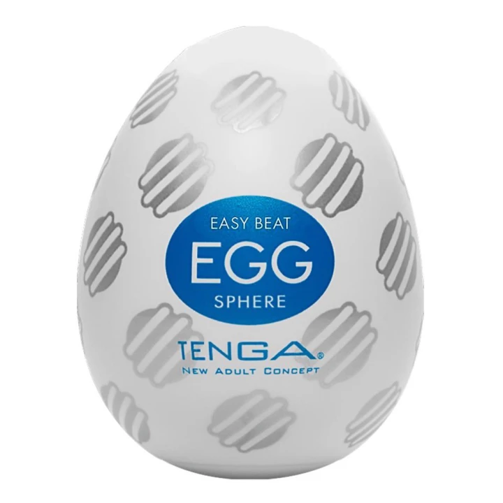 Masturbator jednorazowy Tenga Egg Sphere, ultra-elastyczny, 7 cm długości