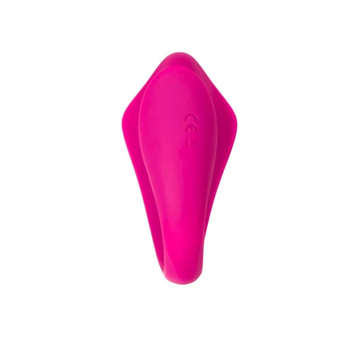 Wibrator dla par A-TOYS Cobrum, silikonowy, elastyczny, 9.6 cm, różowy