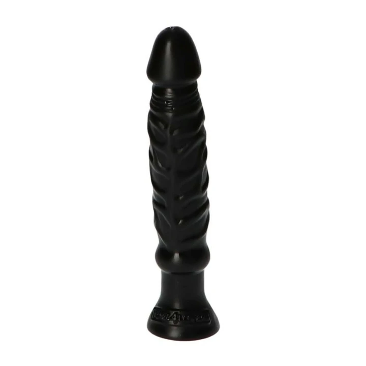 Wibrator analny Italian Cock 4", czarny, wodoodporny, PVC