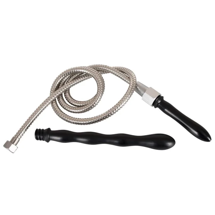 Wąż prysznicowy intymny z przystawkami - długość 171,5 cm, stal nierdzewna, PVC