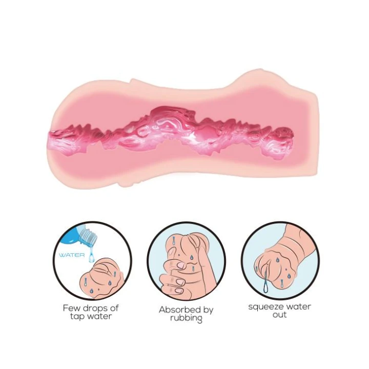 Masturbator Waginalny G-Spot CRAZY BULL - Realistyczny, Wodny Lube, Intensa Stymulacja