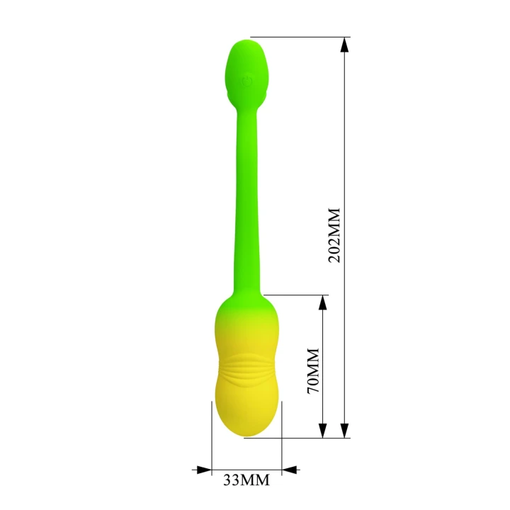 Wibrator jajeczny Pretty Love Poulsen, 20 cm, 12 trybów wibracji, aplikacja mobilna