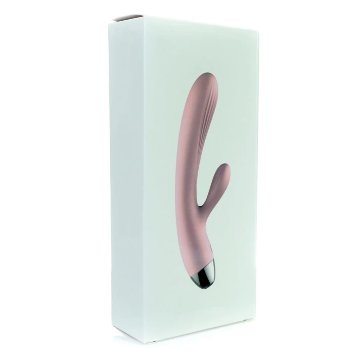 Wibrator Królik - Silicone 10 funkcji wibracji, regulacja obrotów, grzanie