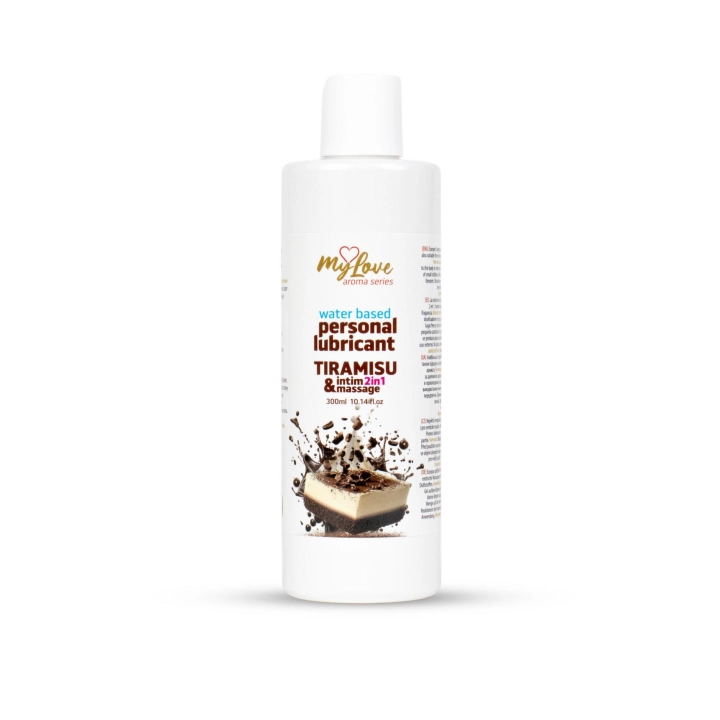 Preparat intymny i do masażu 2w1 MyLove Aroma Tiramisu, wodny, 300 ml