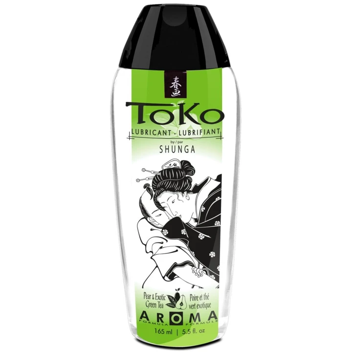 Lubrykant Toko Aroma - Luksusowy żel na bazie wody, Gruszka & Zielona Herbata, 165 ml