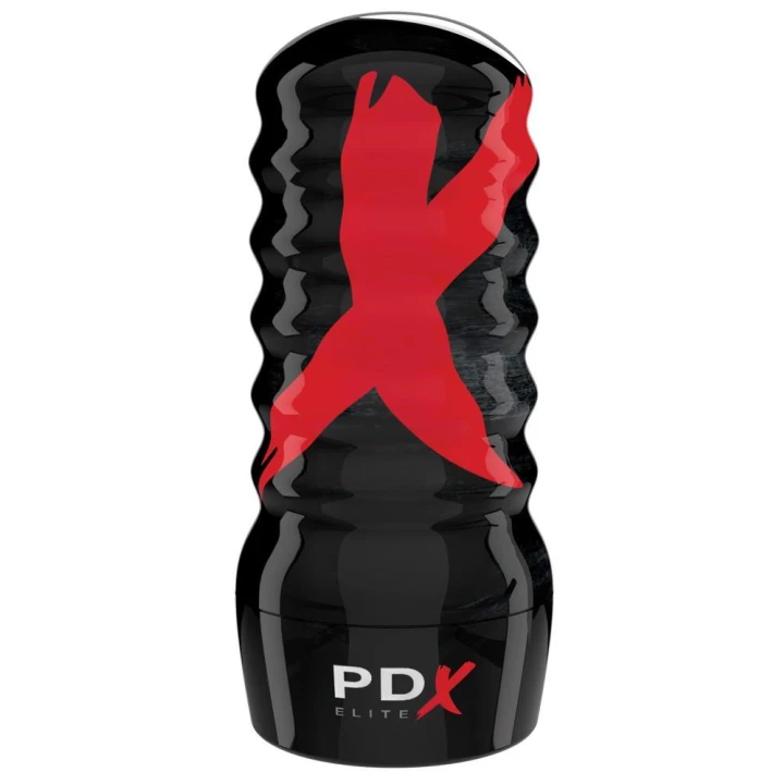 Masturbator waginy PDX Elite - 18,6 cm długości, ssący efekt, wypustki stymulujące