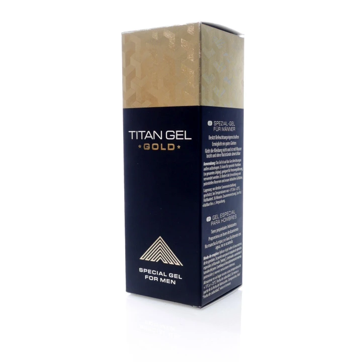 Żel na powiększenie penisa Titan Gel GOLD 50ml, intensywne działanie, bezzapachowy