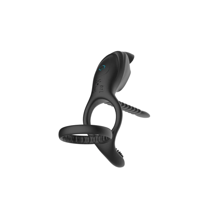 Pierścień wibracyjny Viration z silikonu, wodoodporny, stymulujący dla par