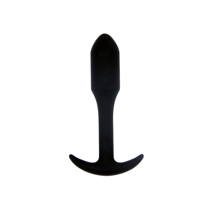 Wtyczka analna Power Escorts BR112, 3,8 cala, czarna, ładna elastyczna konstrukcja