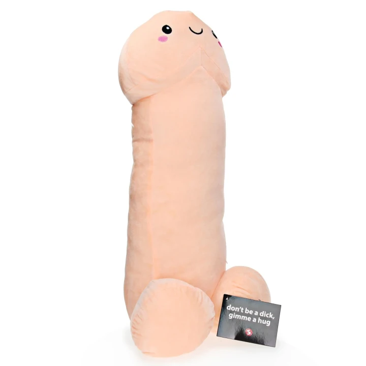 Pluszak - Penis 60 cm, miękki materiał, idealny na prezent lub dekorację.