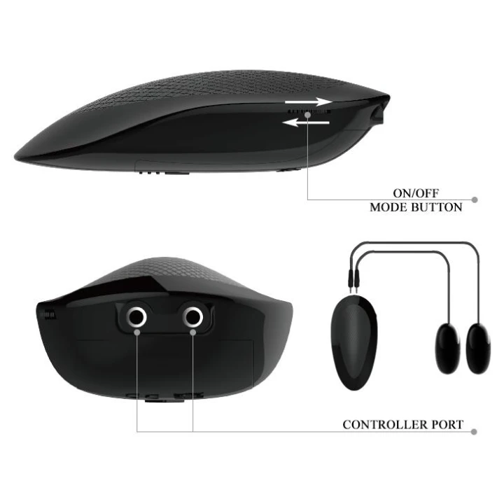 Wibrator podwójny CRAZY BULL z realistycznym materiałem TPR i wibracjami