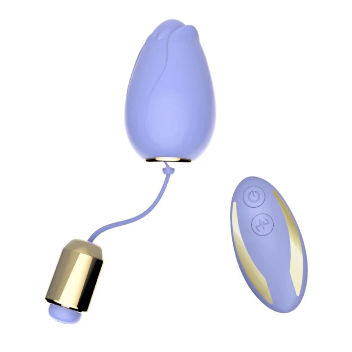 Stymulator intymny Mandala, silikonowy, 9 poziomów wibracji, wodoodporny