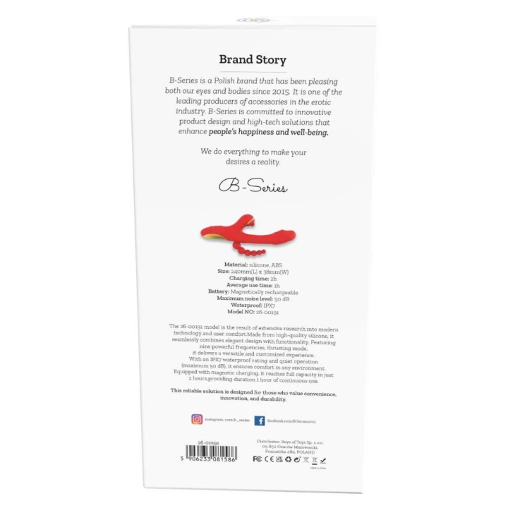 Wibrator premium Luxe, silikonowy, 9 funkcji wibracji, ładowany przez USB