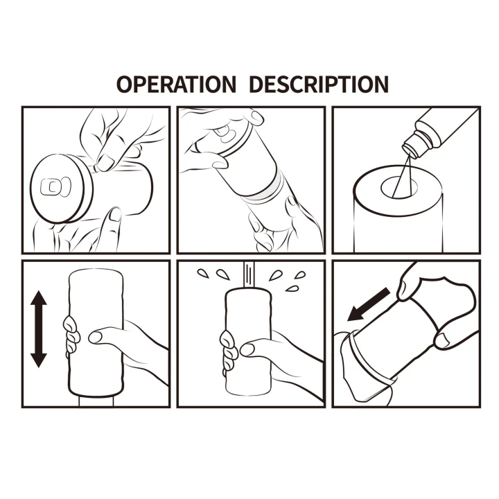 Masturbator PRETTY LOVE, TPR/ABS, żebrowany kanał, super miękki materiał