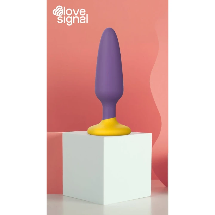 Korek analny (medium) Dreamtoys Love Signal — silikon IPX8, 11 cm x 2,3 cm