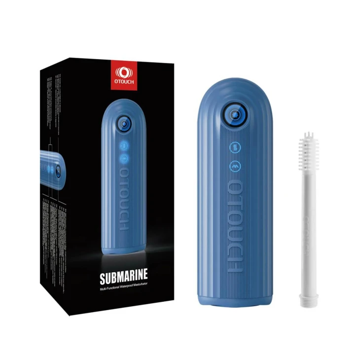 Masturbator wodoodporny OTOUCH Submarine - potrójna stymulacja, 360° ucisk