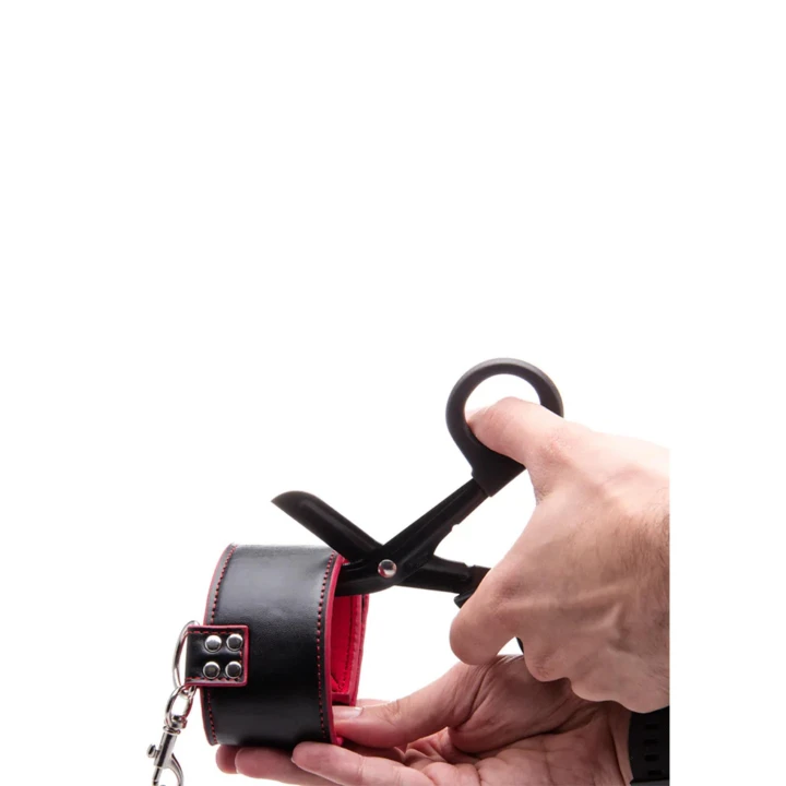 Nożyczki bezpieczeństwa do bondage, stal nierdzewna, tępa końcówka ochronna, 17,78 cm