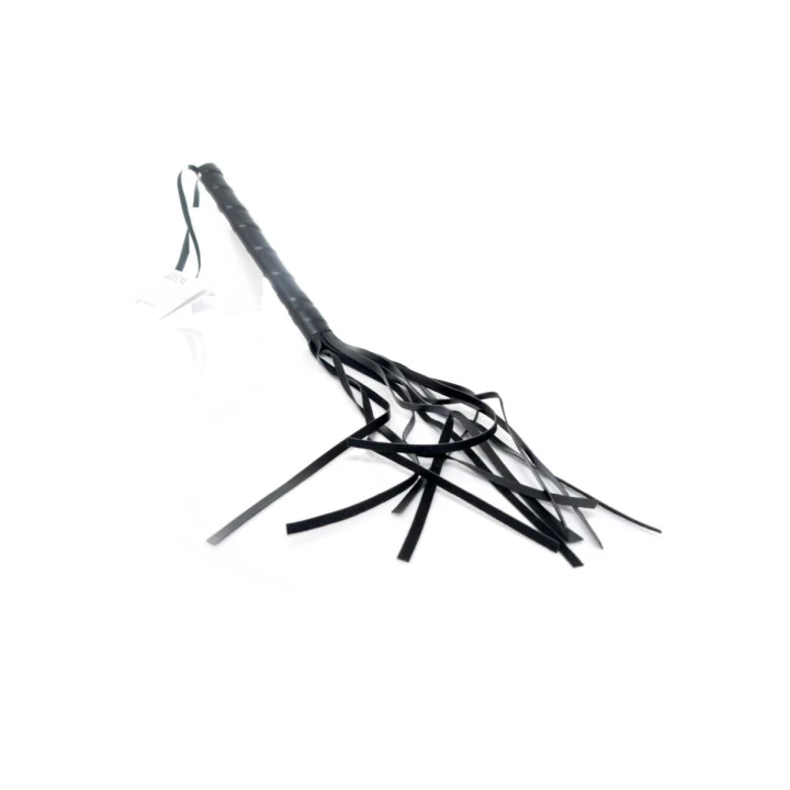 Pejcz skórzany Fetish B - dł. 50 cm, imitacja skóry, 2 cm szerokości rączki