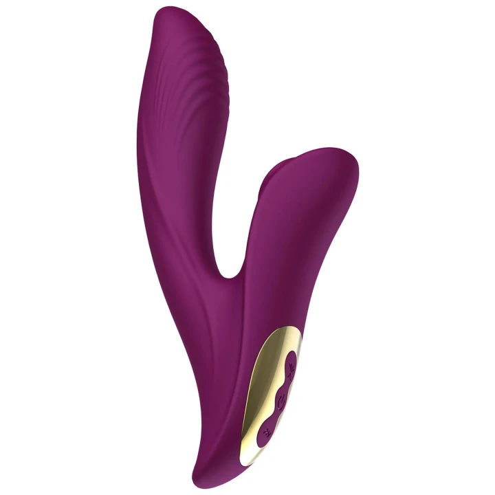 Wibrator Athena Tapping Sensation | 20.5 cm, 10 funkcji pulsacji, wodoodporny IPX7