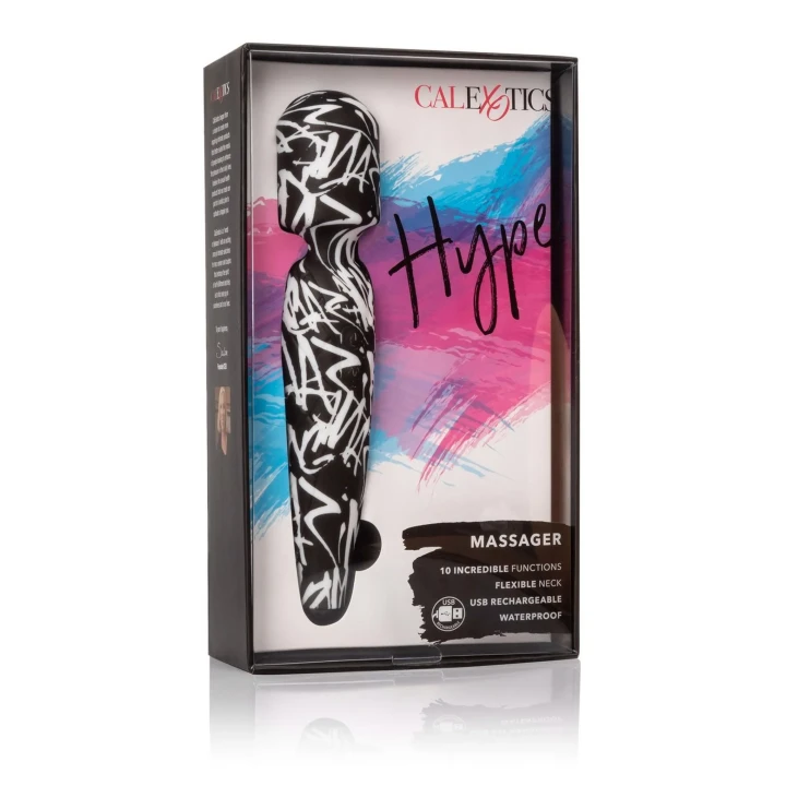 Masażer wielofunkcyjny Hype - silikonowy, wodoodporny, 10 funkcji wibracji