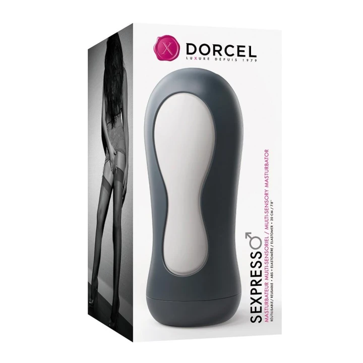 Masturbator Sexpresso Dorcel, wodoodporny, silikonowa membrana, 20 cm długości