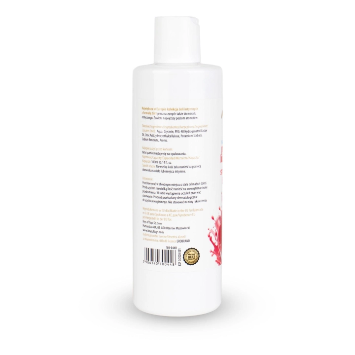 Żel intymny i do masażu 2w1 MyLove Aroma Strawberry, wodny, 300 ml