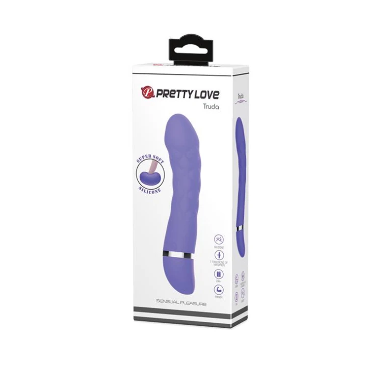 Wibrator G-spot PRETTY LOVE - TRUDA, 7 funkcji, silikon, wodoodporny, fioletowy