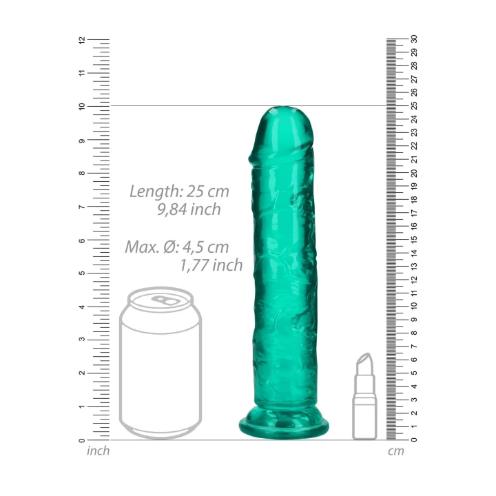 Dildo REALROCK Crystal Clear 9
