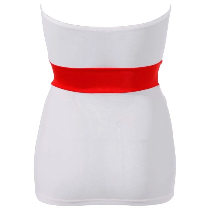 Sukienka pielęgniarki COTTELLI LINGERIE - seksowna, krzyżujący się akcent, wygodne kieszenie
