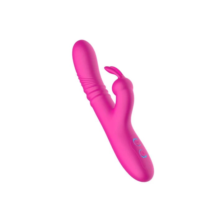 Wibrator króliczek - silikonowy, 10 wzorów wibracji, wodoodporny, USB