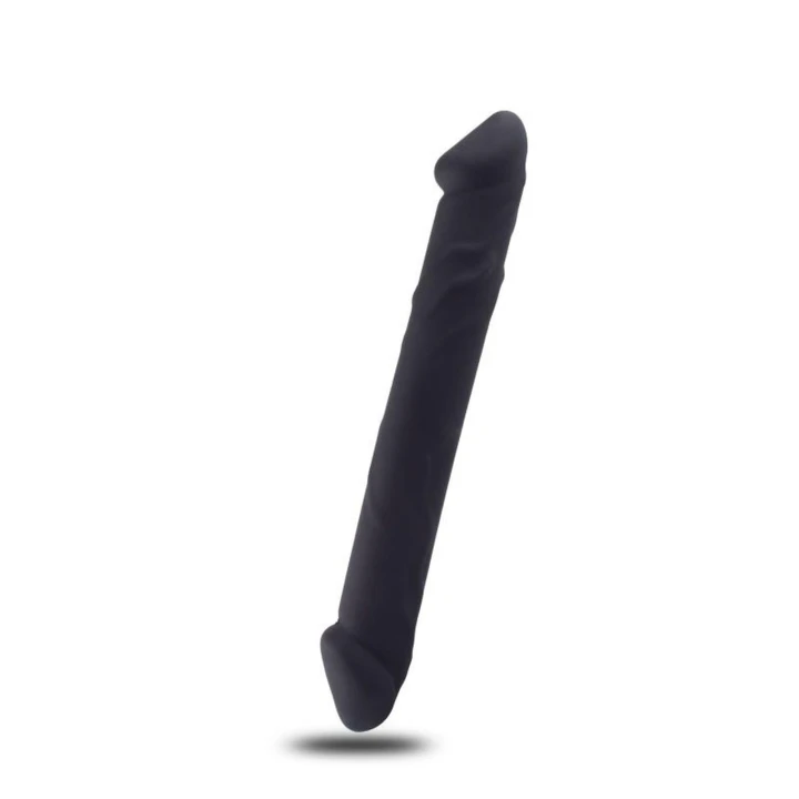 Dildo podwójne Toyz4Lovers, 23 cm, wodoodporne, silikon medyczny