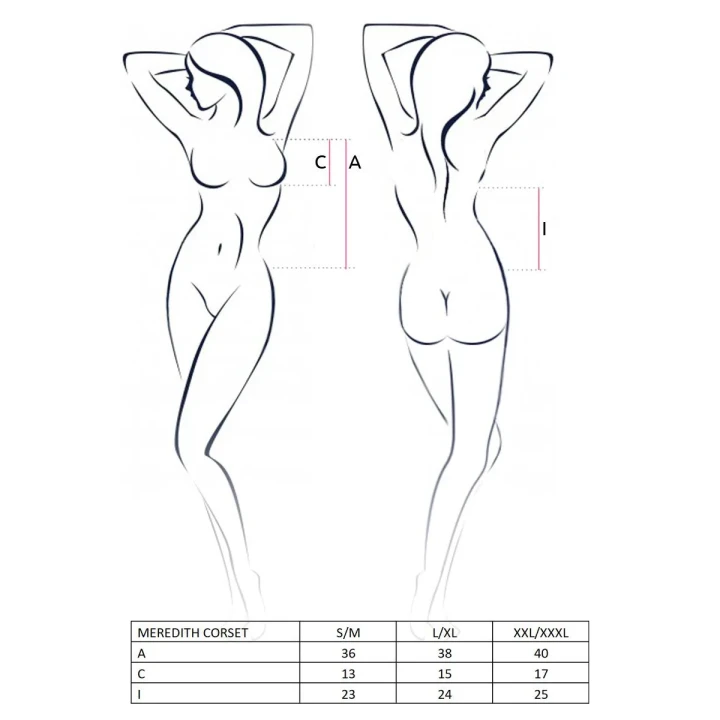 Kostium bielizny CASMIR MEREDITH, czarny satynowy, regulowane ramiączka, koronkowe wykończenie