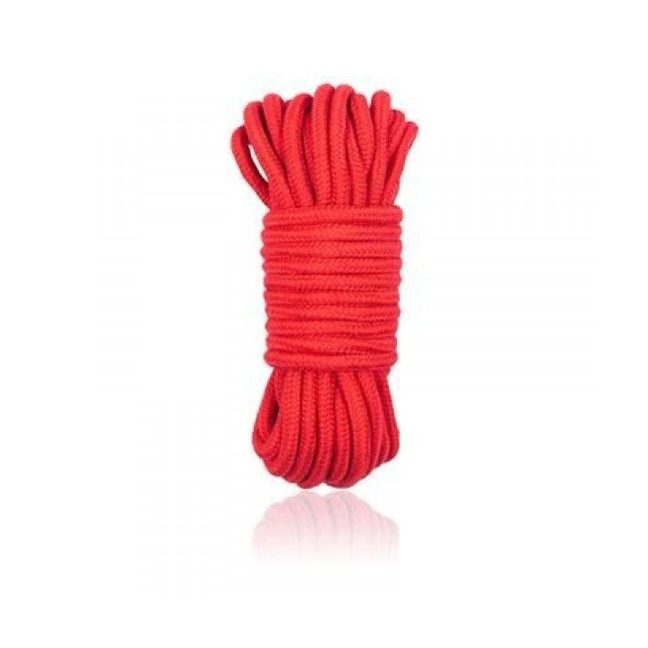 Lina bawełniana (BAWEŁNA) COTTON ROPE 5m Czerwona - Fetysz Art Toyz4Lovers