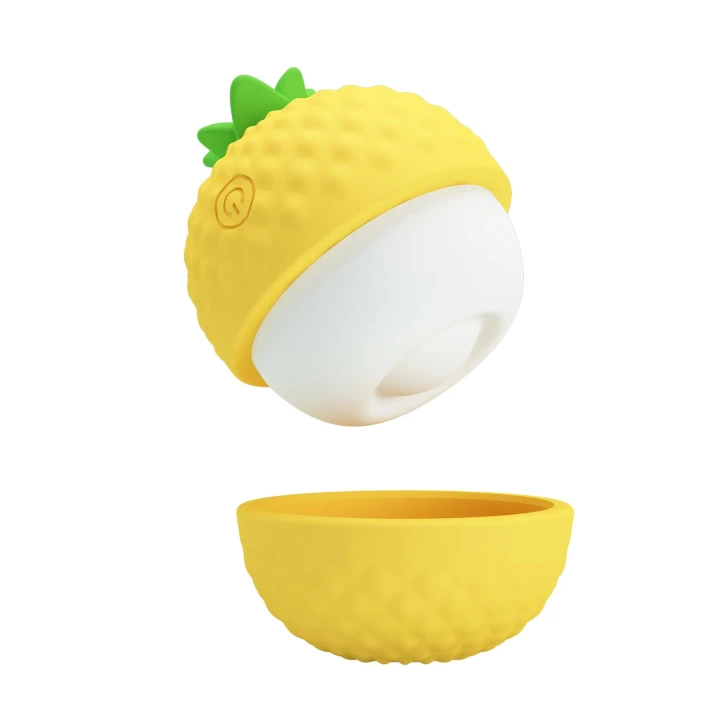 Wibrator silikonowy PRETTY LOVE - Ananas, 12 funkcji, wodoodporny, elastyczna końcówka