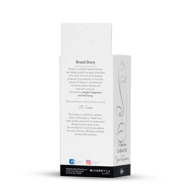 Korek analny Plug Jewellery – Disco Flashlight, stal nierdzewna, LED 3-kolory, 2,7 cm