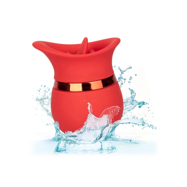 Masażer intymny French Kiss Sweet Talker, silikonowy, wodoodporny, 12 funkcji wibracji