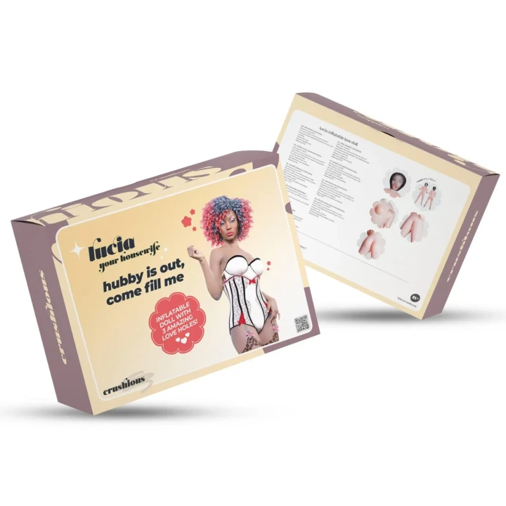 Lalka dmuchana Crushious Lucia, 155 cm, 3 punkty penetracji, realistyczne doznania