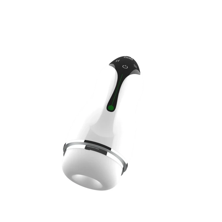 Masturbator USB, TPE, 9 funkcji wibracji, ssanie i podgrzewanie