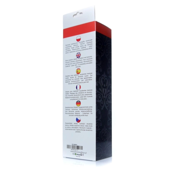 Wibrator Real Skin – ultra realistyczny, TPE, regulowane wibracje, wodoodporny