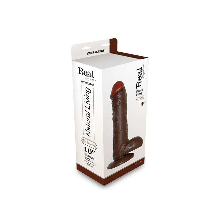 Wibrator - Toyz4lovers Real Rapture, PVC, 10", wibracje, przyssawka