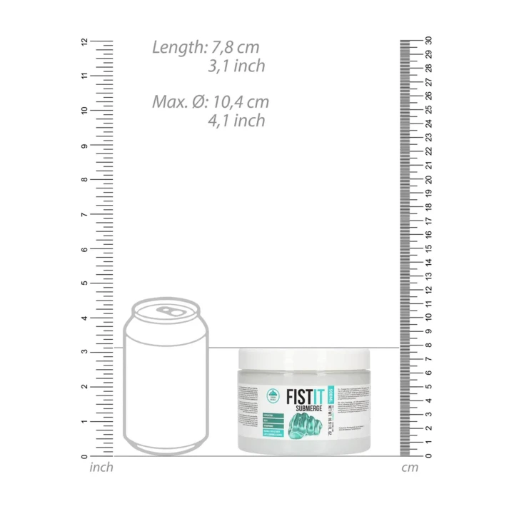 Lubrykant do fistingu Submerge - Fist It, 500 ml, Trwały, Wodoodporny, Kosmetyczny