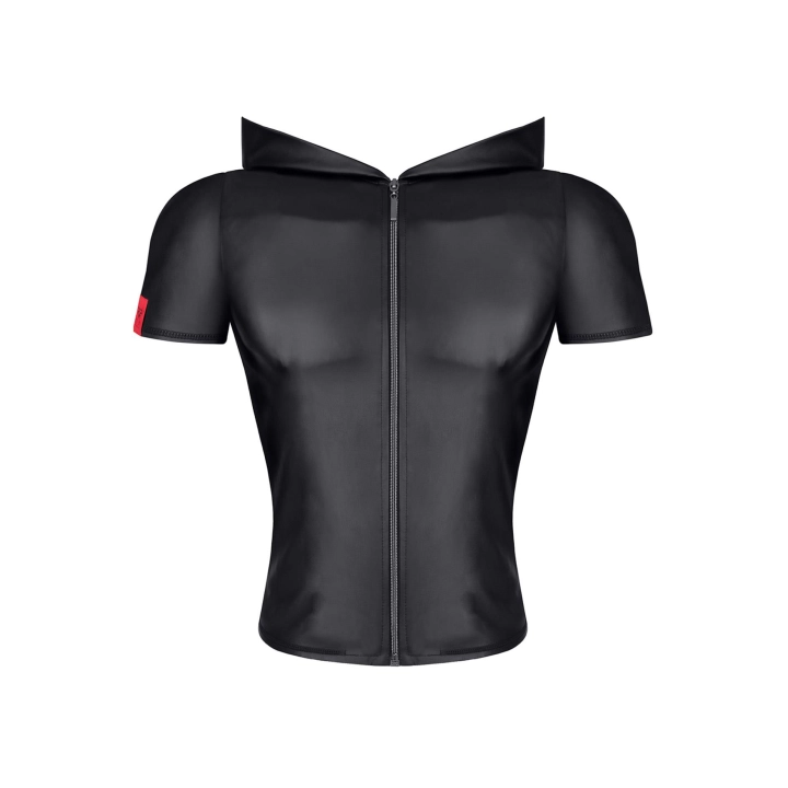 T-shirt REGNES FETISH PLANET — wetlook, kaptur, sportowo-atletyczny fason