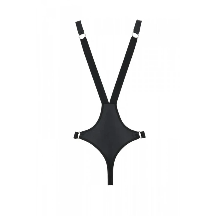 Kostium ciała CASMIR MEN Harry XXL/XXXL, Oeko-Tex, PU/PL, czarny, bez uczuleń