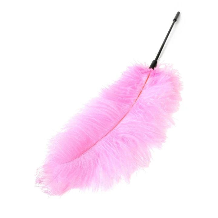 Wibrator łaskotkowy EXTREME by HIDDEN DESIRE, 68cm, podwójne pióra, naturalne materiały