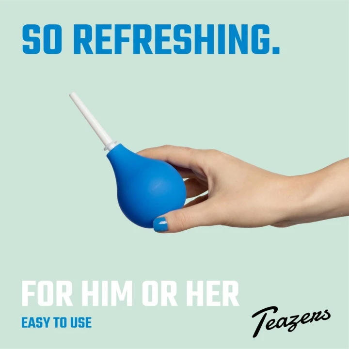 Irygator intymny Teazers z materiałów przyjaznych ciału, delikatny i skuteczny